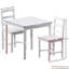 Maymie 2 - Person Pine Solid Wood Dining Set-1409276711