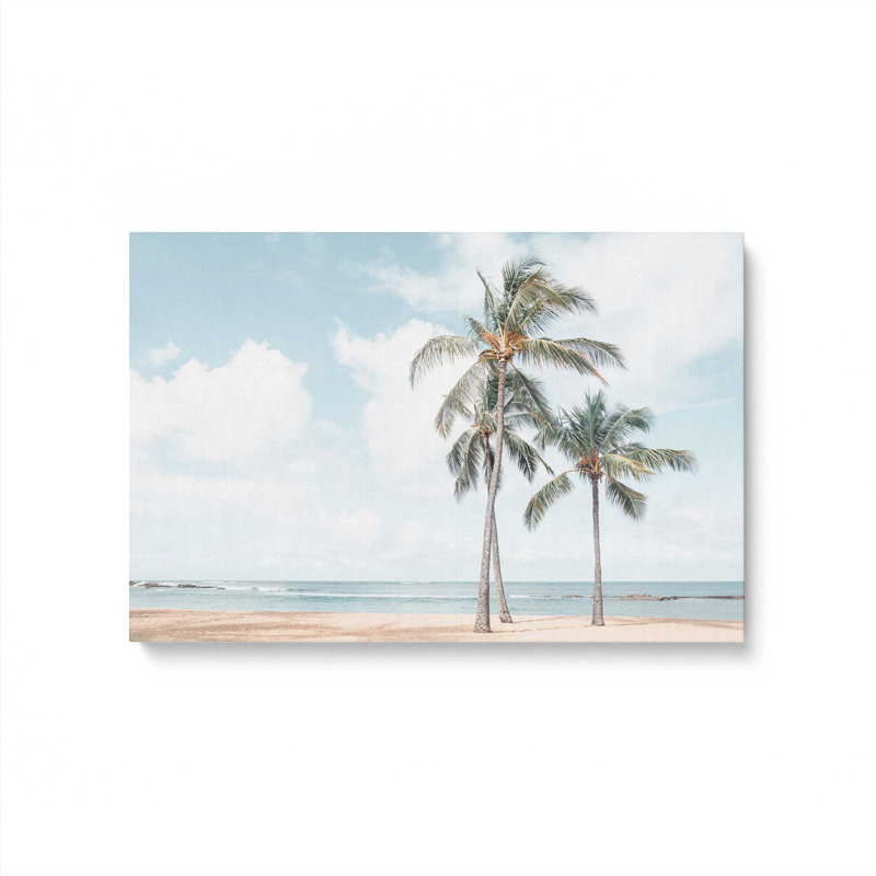 «Swaying Palms in Paradise II», reproduction, Toile tendue, H 20 po x l 30 po x P 1,25 po
