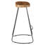 Bucyrus Counter Stool with Metal Frame