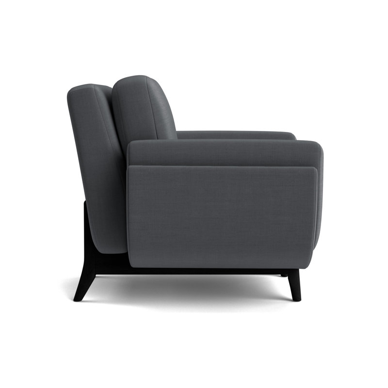 Regatta Chair, Performance Linen - Charcoal, Black