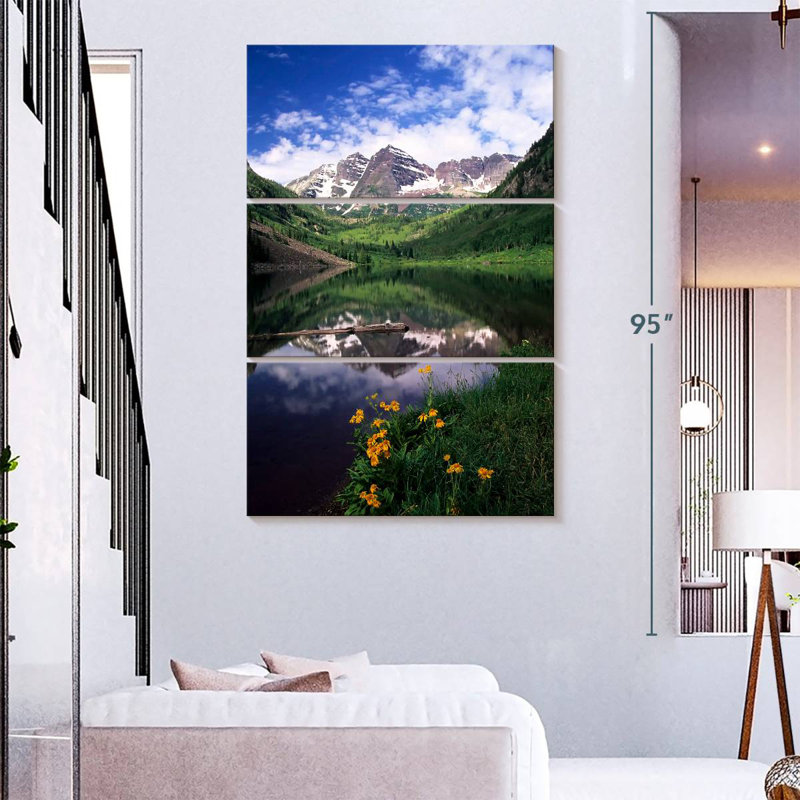 Alvord Exploring The Maroon Bells, 32" H x 20" W