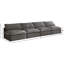 Canapé modulaire sans accoudoirs en velours de 140 po Atis-1466740271