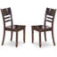 Ensemble de table de salle à manger 7 pièces moderne composé d'une table rectangulaire en bois et de 6 chaises de salle à manger, 36 x 60 pouces, cappuccino-1397872640-1445447971