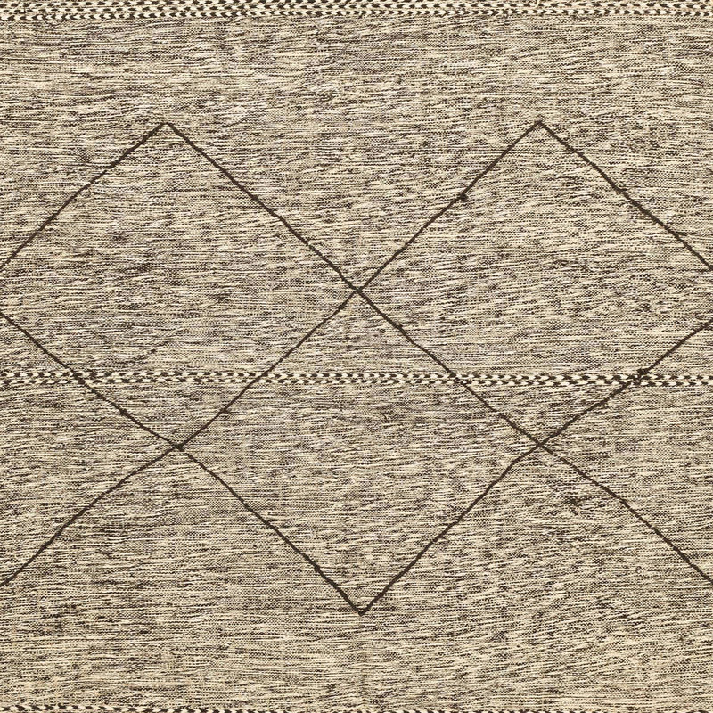 Tapis décoratif multicolore à motif abstrait, Carré 8 pi