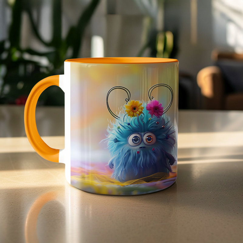 Ceramic Coffee Mug, Orange