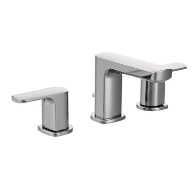 Moen Rizon Two-Handle Widespread Bathroom Faucet, Valve Included