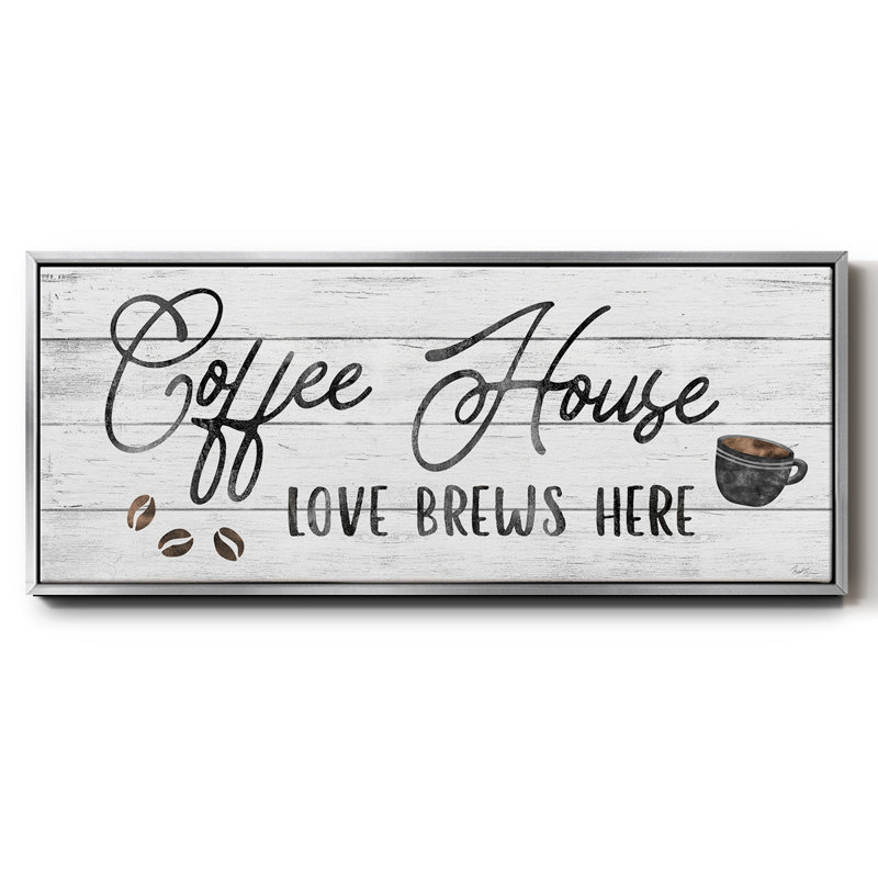 Love Brews- Framed Canvas