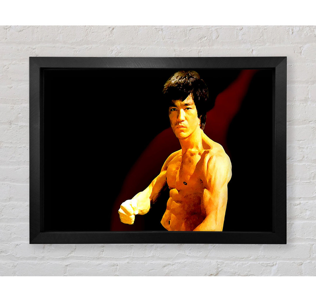 Bruce Lee Fist Of Fury - Einzelner Bilderrahmen Kunstdrucke