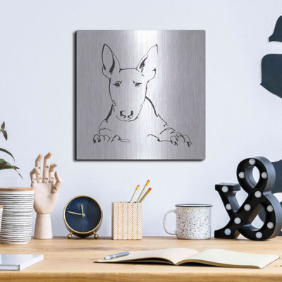 " Line Dog Bull Terrier " by Chris Paschke