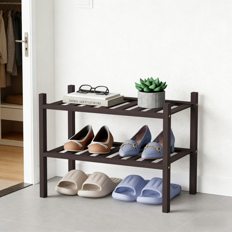 Bamboo Shoe Rack