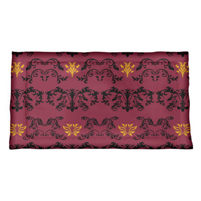 Football Baroque Pattern Pillow Sham