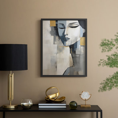 WOMEN Series CXV  -Premium Framed Print -Ready to Hang - No Nails Required