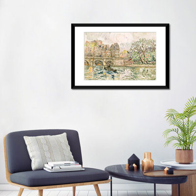 «Paris le Place Dauphine», impression sur toile