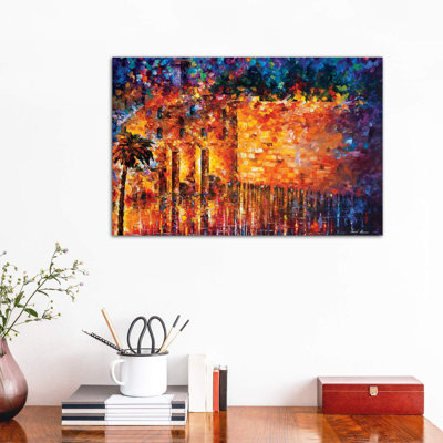 Mur des lamentations par Leonid Afremov - impression d'art graphique