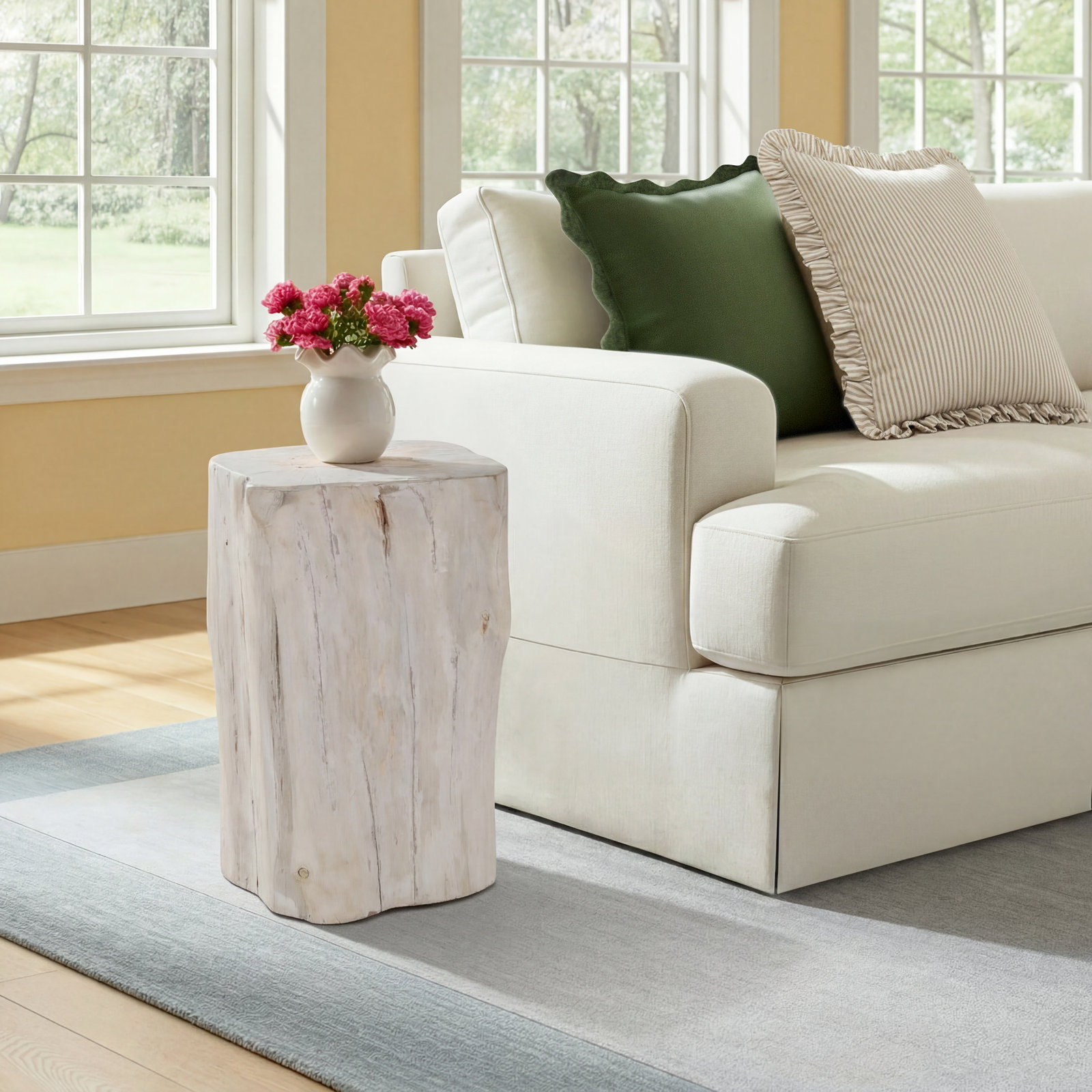 Mansi Solid Wood End Table