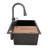 Stainless Steel Sink With Knife Holder