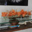 Driftwood Cymbidium Orchids Centerpiece in Glass Planter-1216674880-1216674881