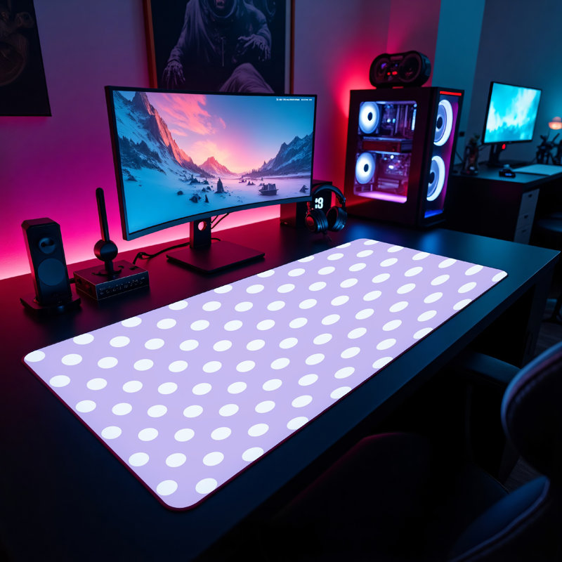 Polyester Desk Pad, 31.5x15.5
