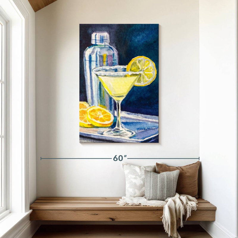 Yarlin Lemon Martini, 45" H x 30" W