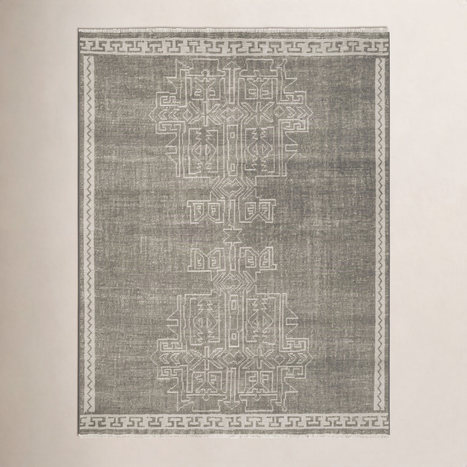 Mira Hand-Knotted Oriental Wool Rug, Rectangle 7'9" x 9'9"