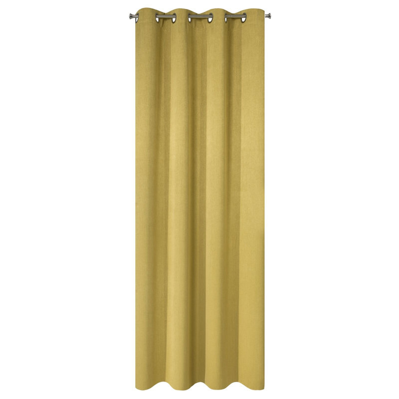 Haizlee Maximum Blackout Curtains Single Panel, Mustard