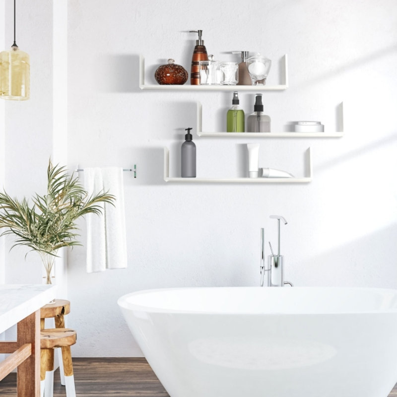 3 Piece Free Form Floating Shelf