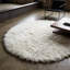 Magnifiques tapis grecs Flokati. Long poil de laine organique de 3,5 po. Tapis naturel en laine blanc cassé.-787349885