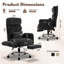 Chaise de bureau Criss Cross Leg, chaise de bureau ergonomique en molleton Teddy-130796615
