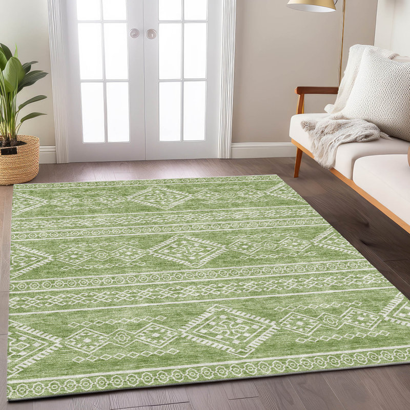 Tapis intérieur / extérieur Chalee avec envers antidérapant, Rectangle 10 pi x 14 pi