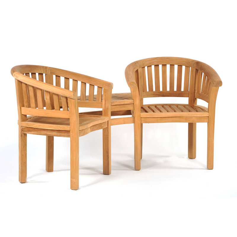 Selena Solid Wood Teak Outdoor Bench