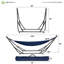 Hamac Tranquillo UniGen, hamac avec support Hamac intérieur / extérieur robuste avec support en acier Signature, pliable de qualité supérieure 600 lb, polyester doux à 2 couches durable, Égée-118022409
