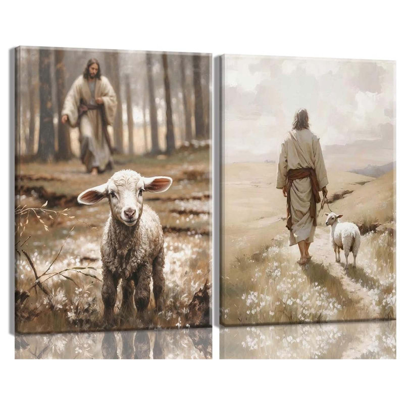 2 Piece Wrapped Canvas Print, 60 cm H x 80 cm W
