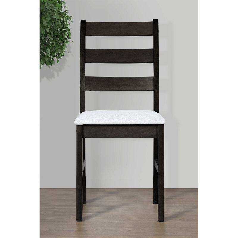 18.9'' H Upholstered Side Chair, Black