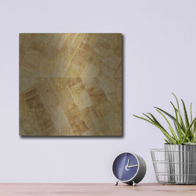 Ivy Bronx 'Gilded Herringbone II' by Chris Paschke