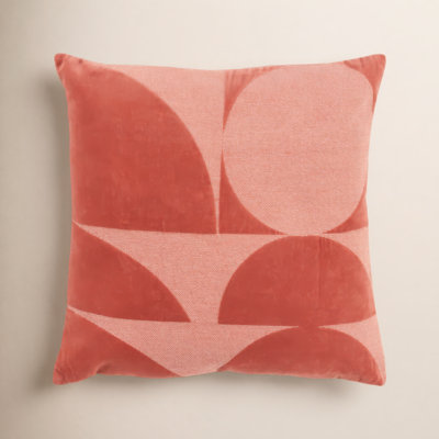 Joshelin Embroidered Cotton Throw Pillow