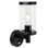 Black 32cm H Outdoor Armed Sconce