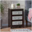 Table de chevet 3 tiroirs en bois