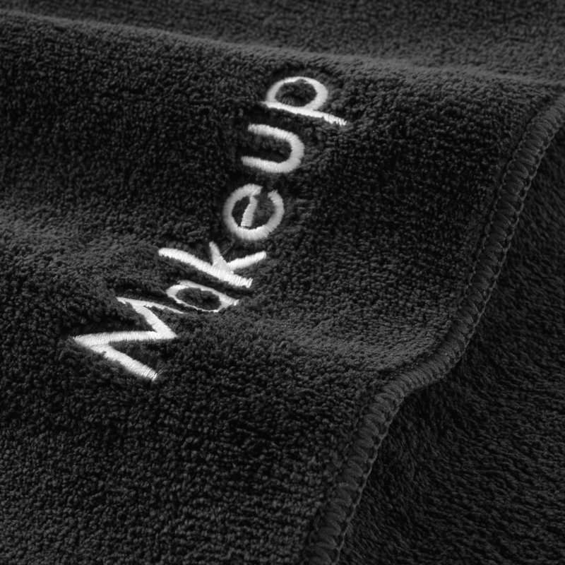 Arkwright Bck2U Coral Fleece Makeup Towel 11x17 (6/Pack), Black