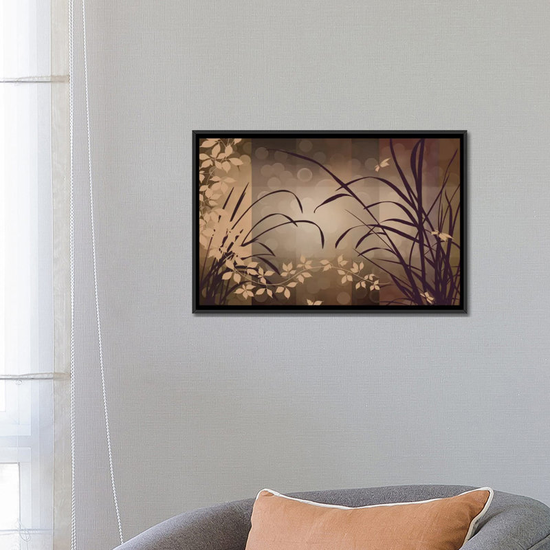 «Celebrate Elegance», impression sur toile tendue, H 18 po x l 26 po x p 1,5 po, Toile avec cadre flottant noir, Pas de tapis