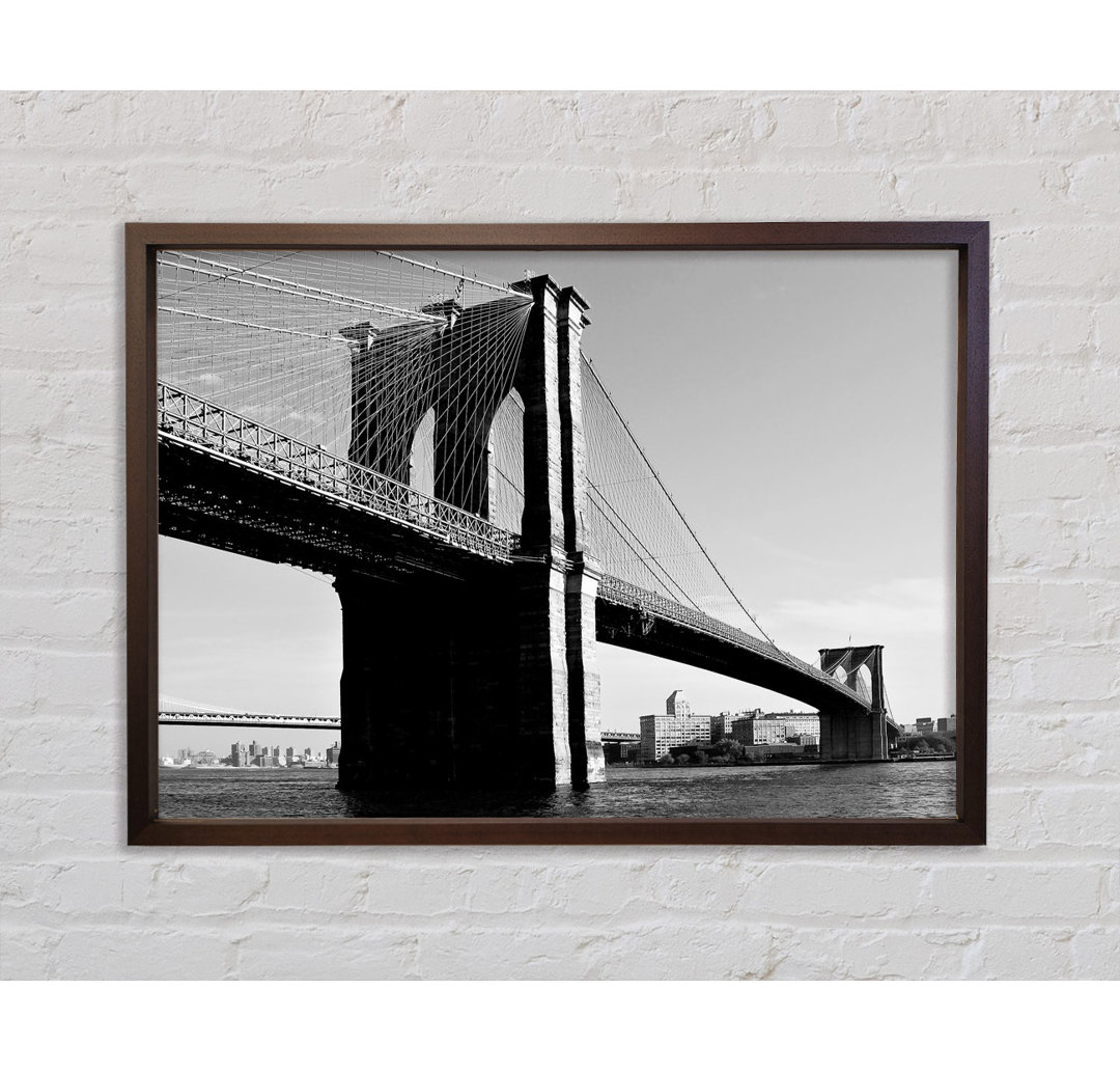 Brooklyn Bridge B N W - Druck