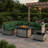 8-Piece Modular Outdoor Sectional Seating Set With Propane Fire Pit Table And Cushions-125547778-125547774