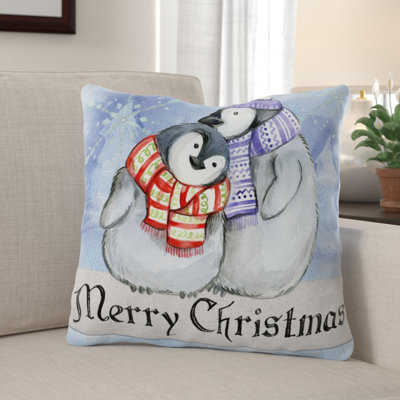 Coussin joyeux christmas Orlowski