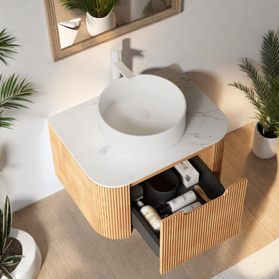 Meuble-lavabo et lavabo flottant Modern