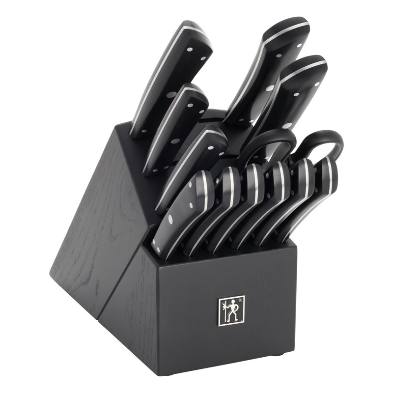 Henckels Noir 13-Pc Knife Block Set