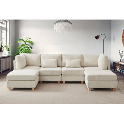 Jakori 118.5'' Upholstered Sofa & Chaise