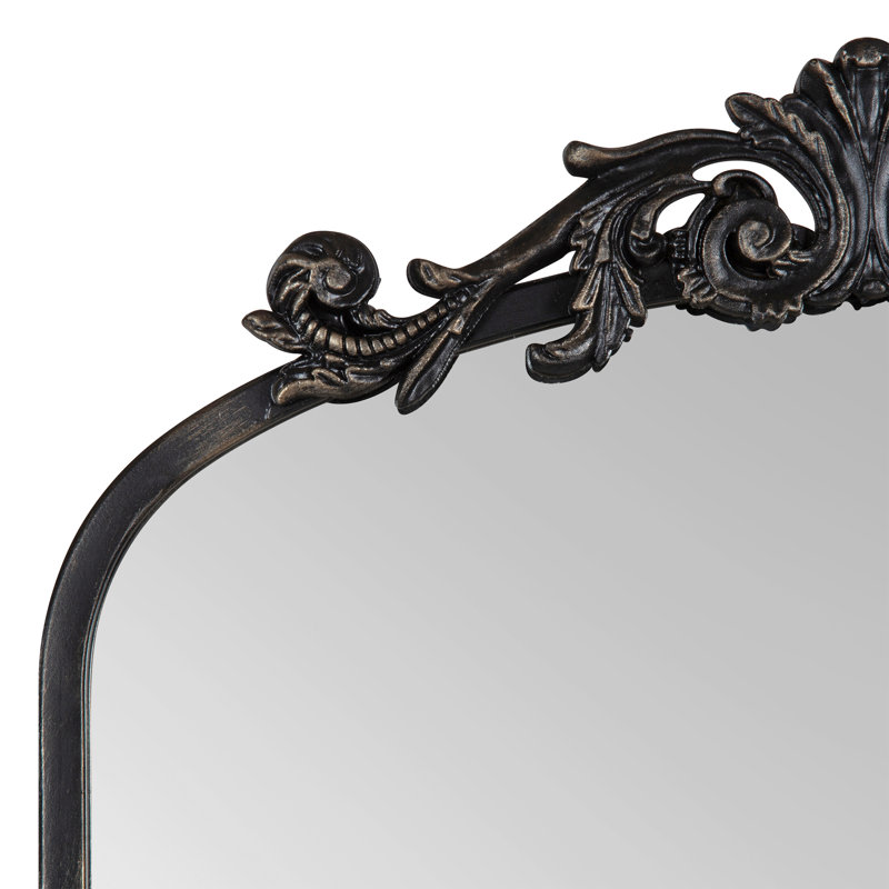 Anglo Metal Flat Mirror, Black, 42" x 23.5"