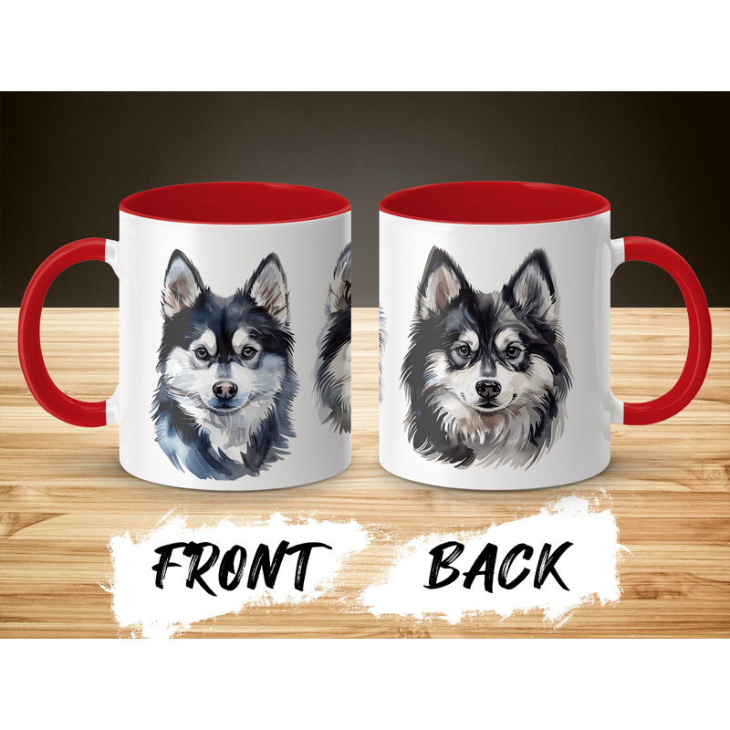 Ceramic Coffee Mug, 1, Red