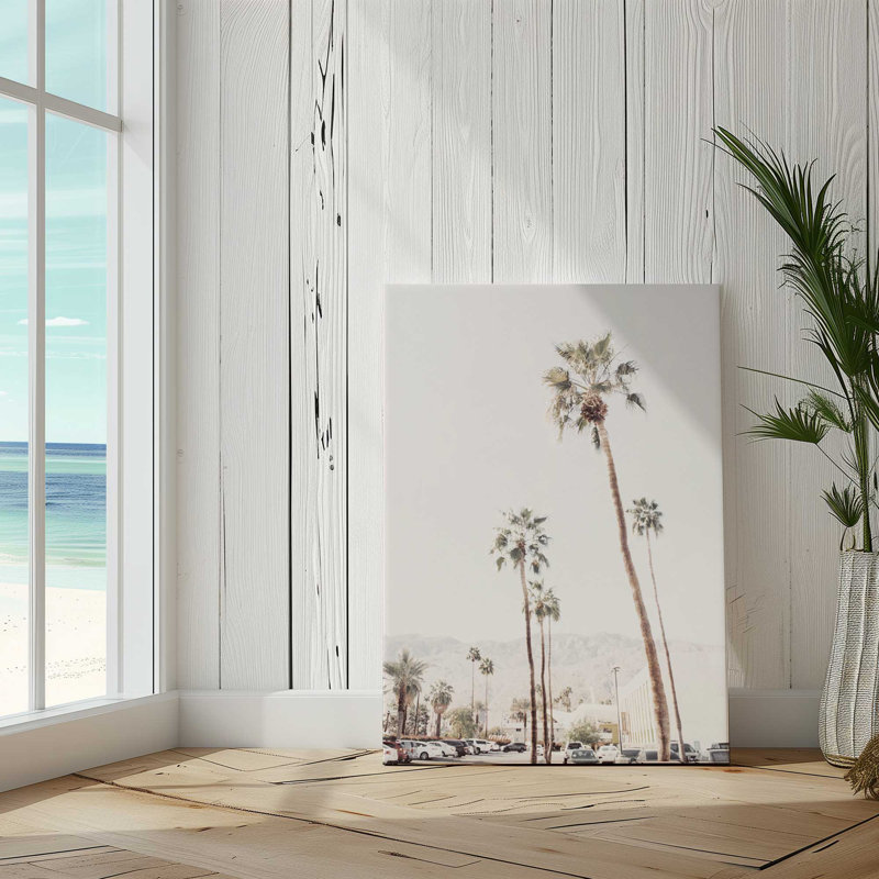 «Towering Palms», reproduction sur toile, H 18 po x l 12 po x P 1,25 po, Toile tendue