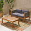 Ensemble de causeuse et table basse pour patio