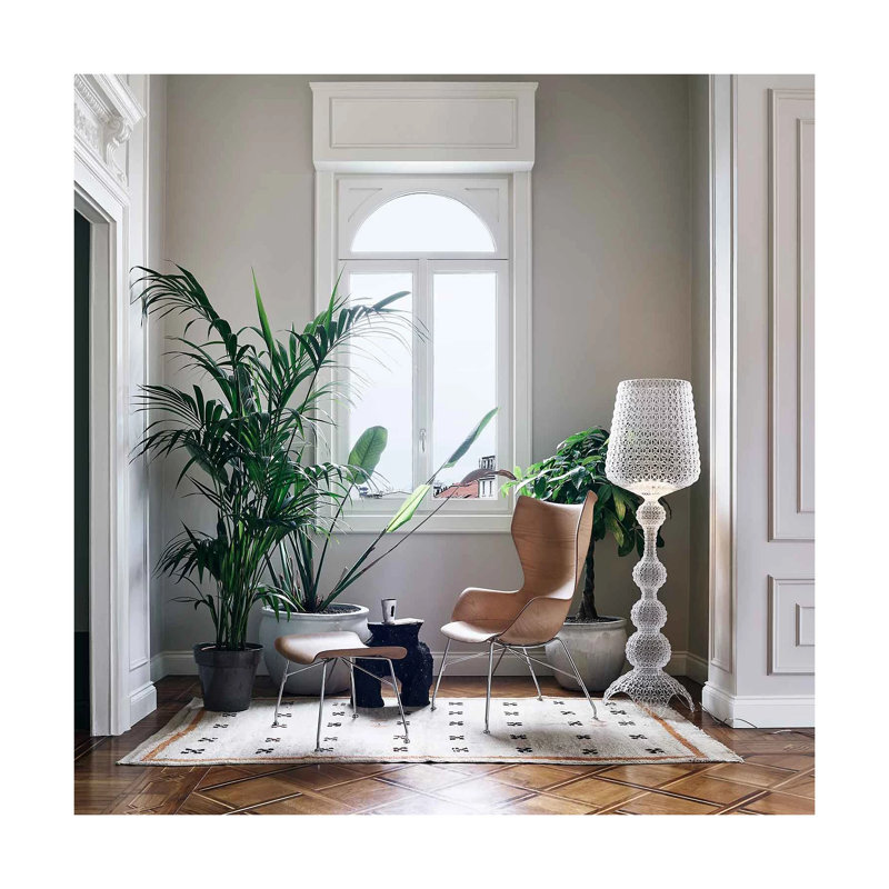 Kabuki LED Floor Lamp, Crystal